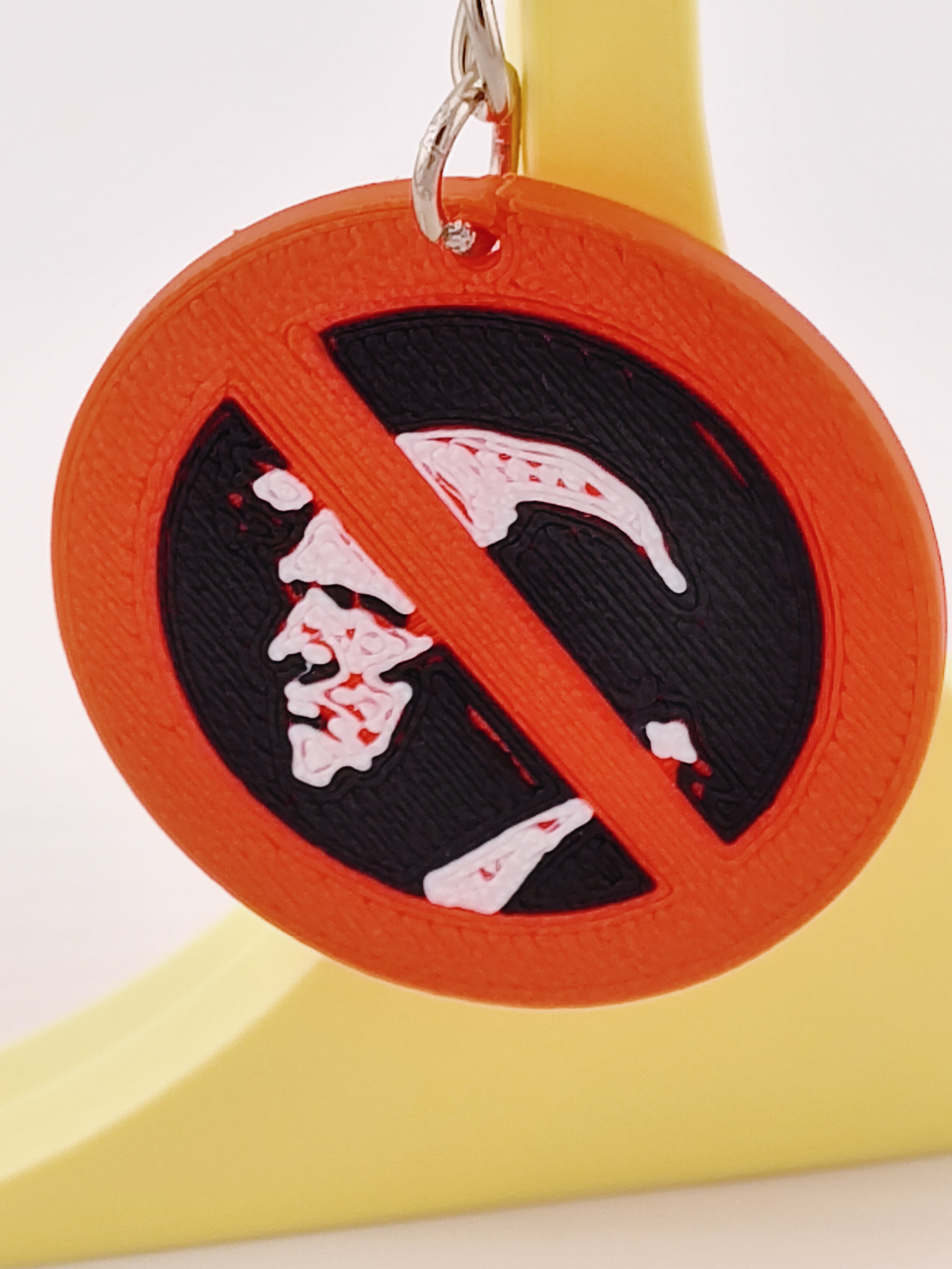 🚫🧡 “Make America Laugh Again” Keychain