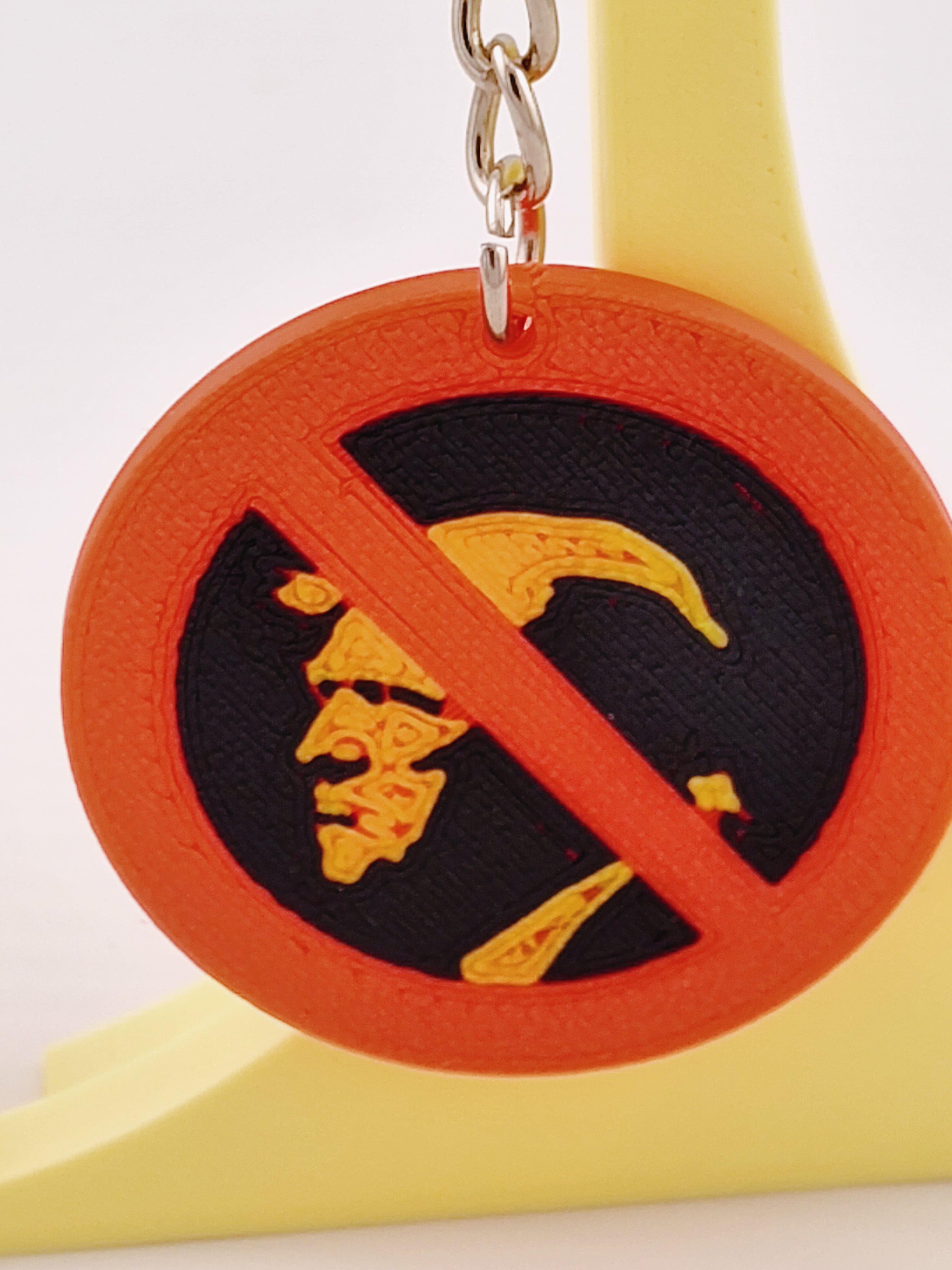 🚫🧡 “Make America Laugh Again” Keychain