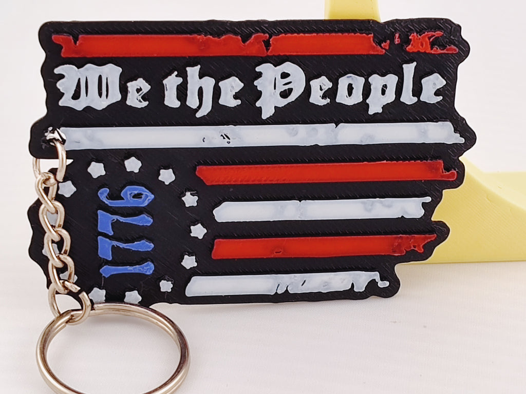 🇺🇸🔥 WE THE PEOPLE (AND WE BROUGHT RECEIPTS) — Keychain 🔥🇺🇸
