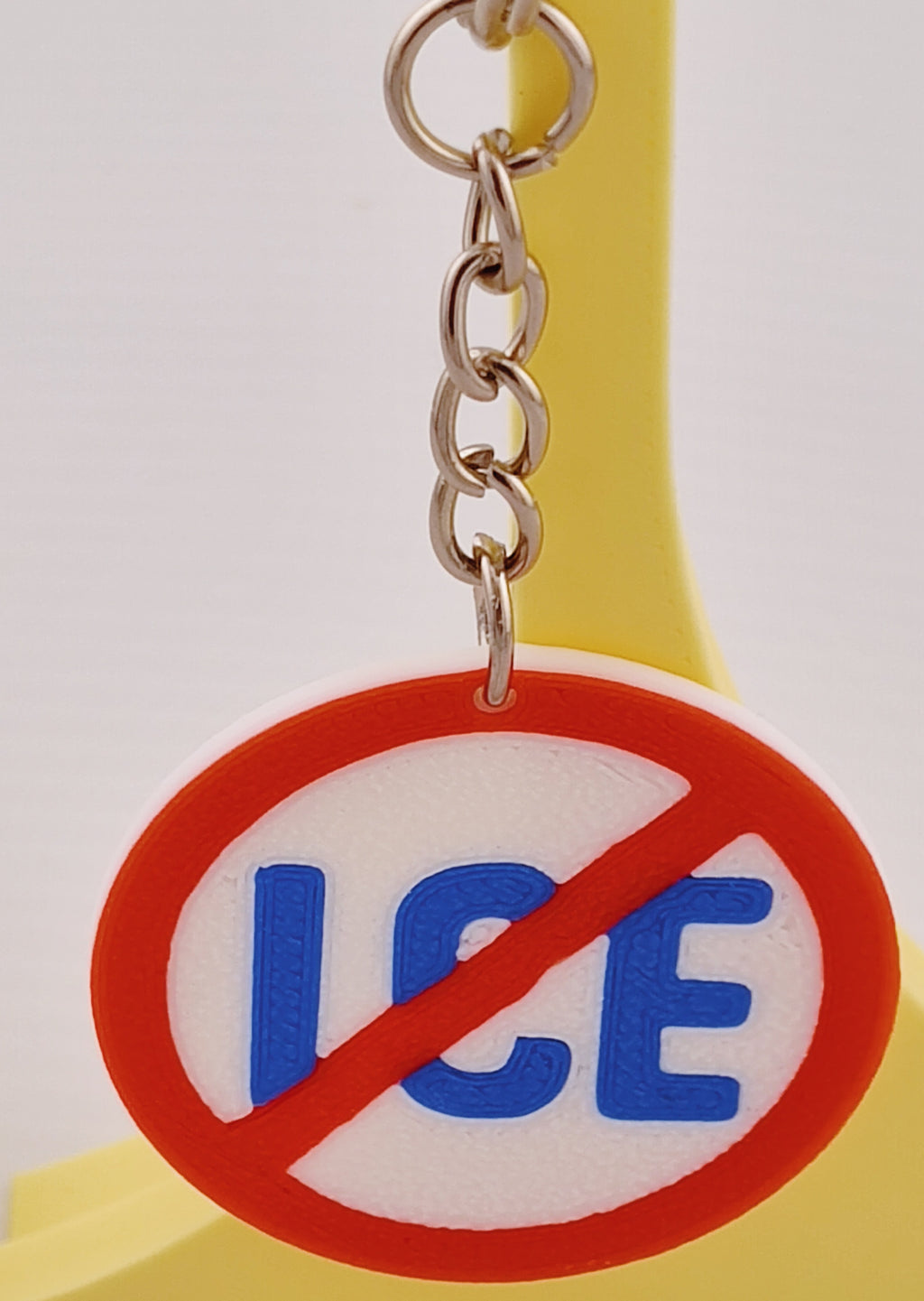 🚫❄️ Anti-ICE Keychain — ICE? I’d Rather Chill.