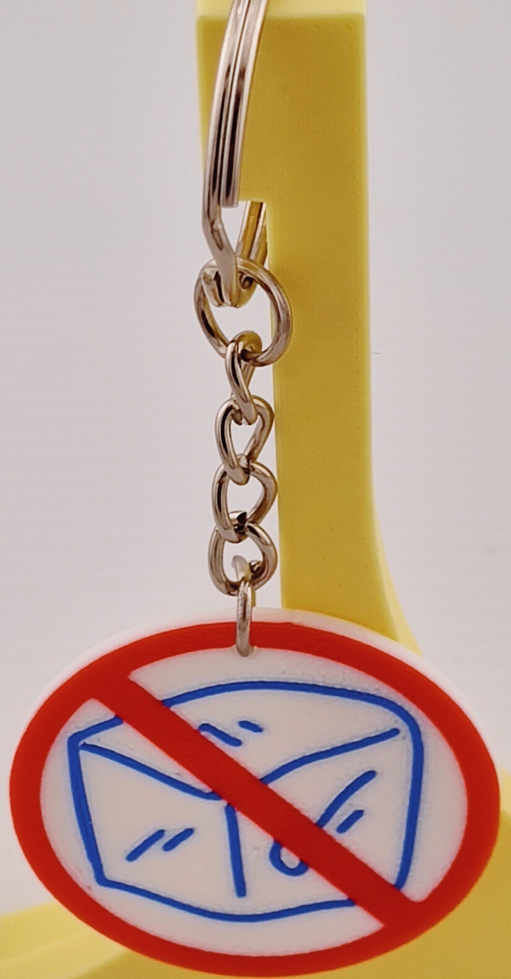 🚫🥶 Anti-ICE Keychain — “Keep Your Cubes Outta My Drink!”