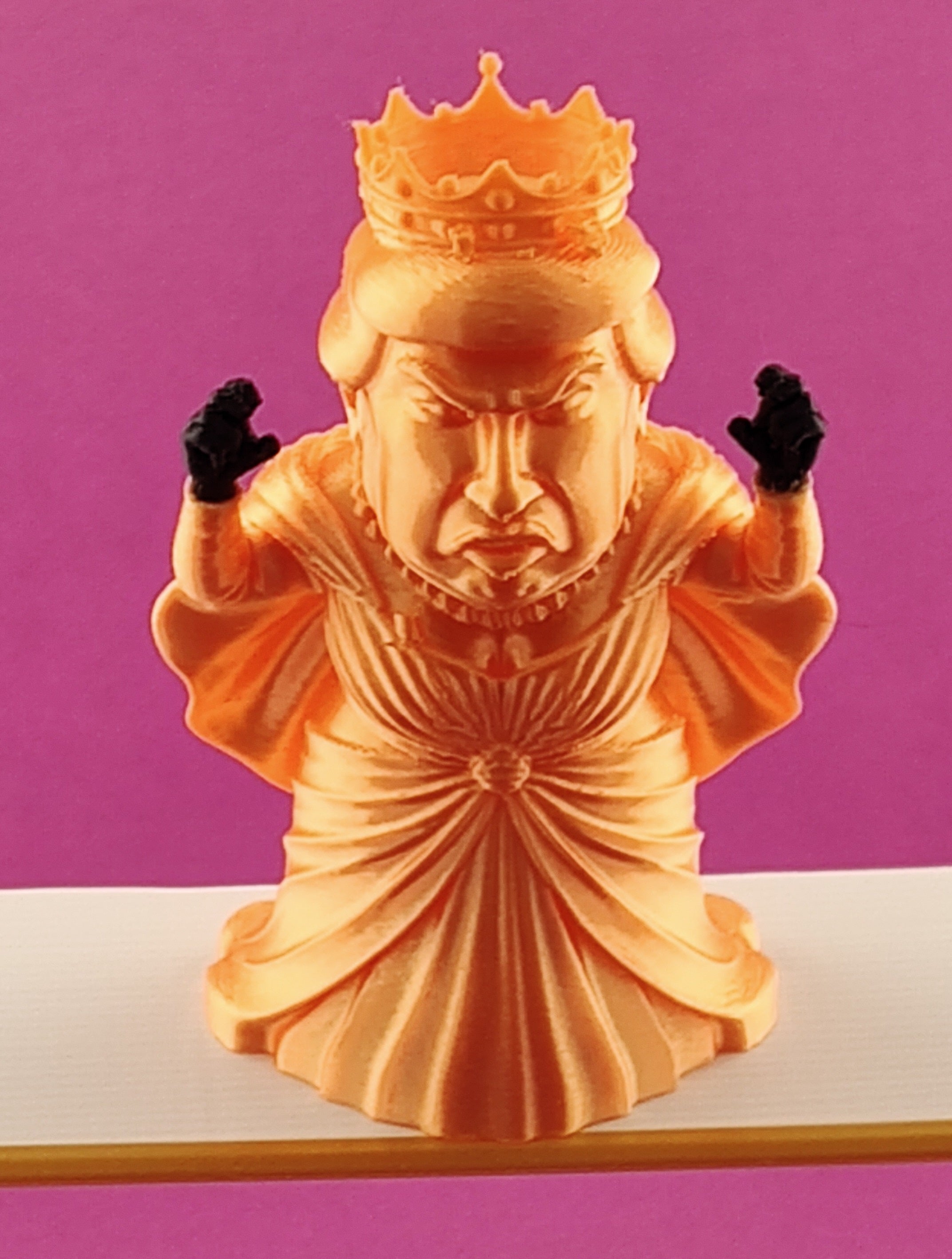 👑 “Her Majesty of Tantrums” Mini Donald Trump Figurine