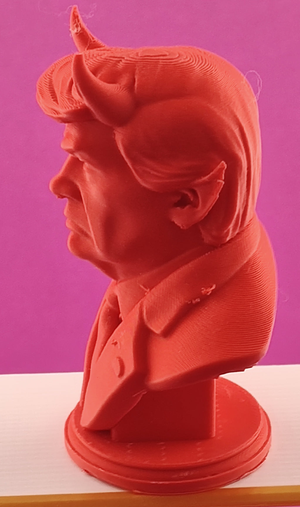 🔥😈 “Devil in a Red Suit” Trump Figurine — Collectible of Unholy Chaos 😈🔥