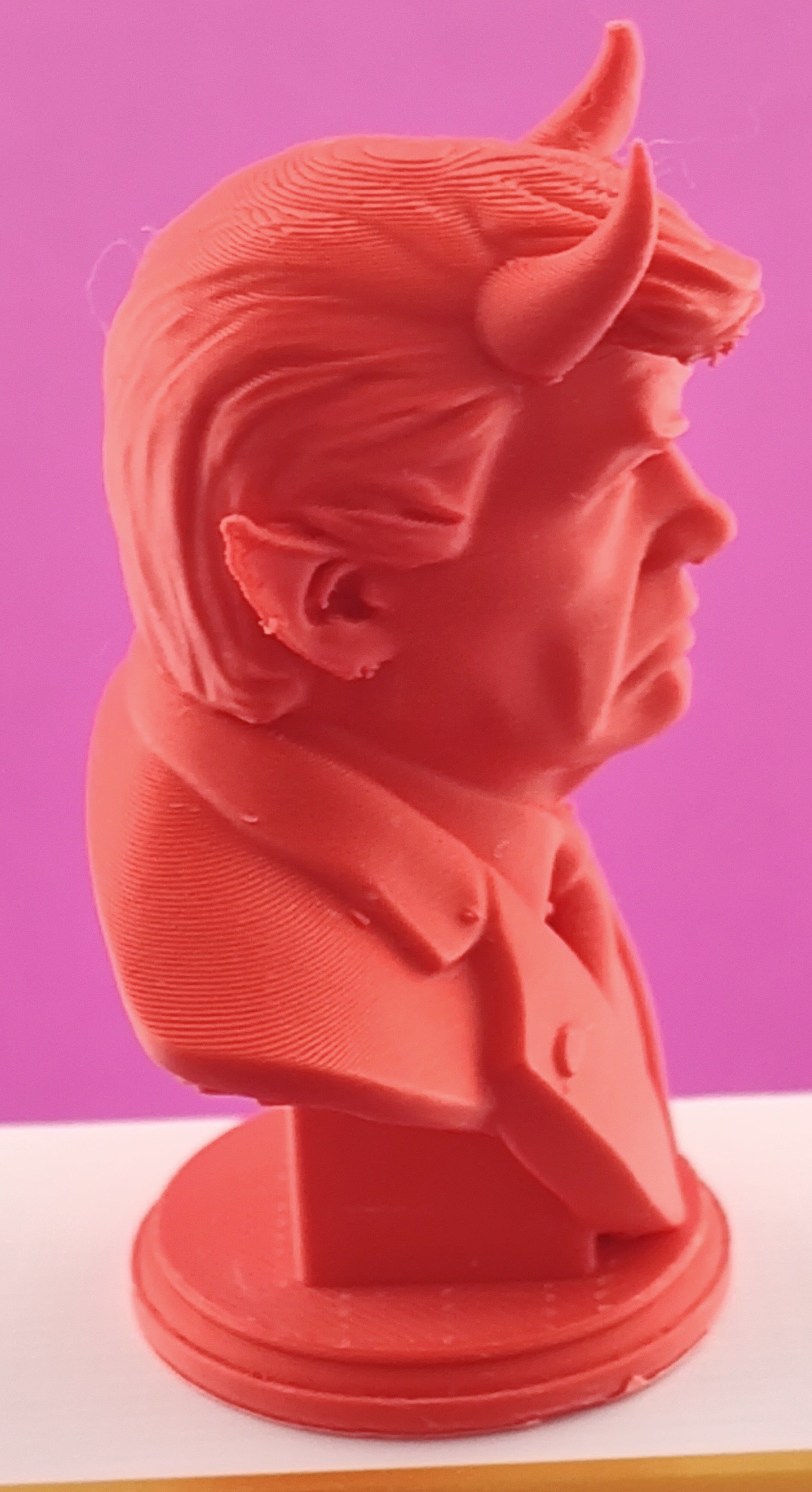 🔥😈 “Devil in a Red Suit” Trump Figurine — Collectible of Unholy Chaos 😈🔥
