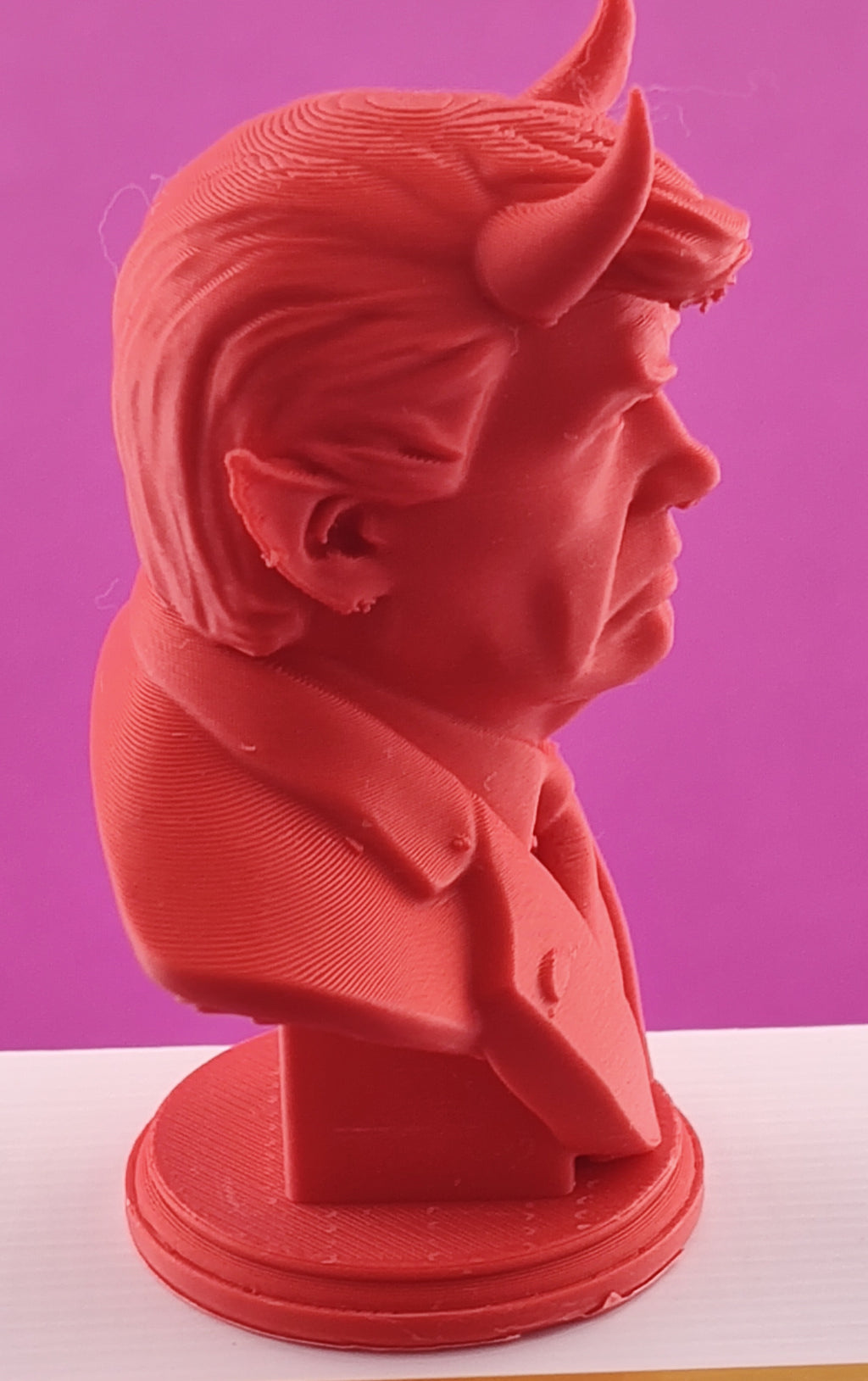 🔥😈 “Devil in a Red Suit” Trump Figurine — Collectible of Unholy Chaos 😈🔥