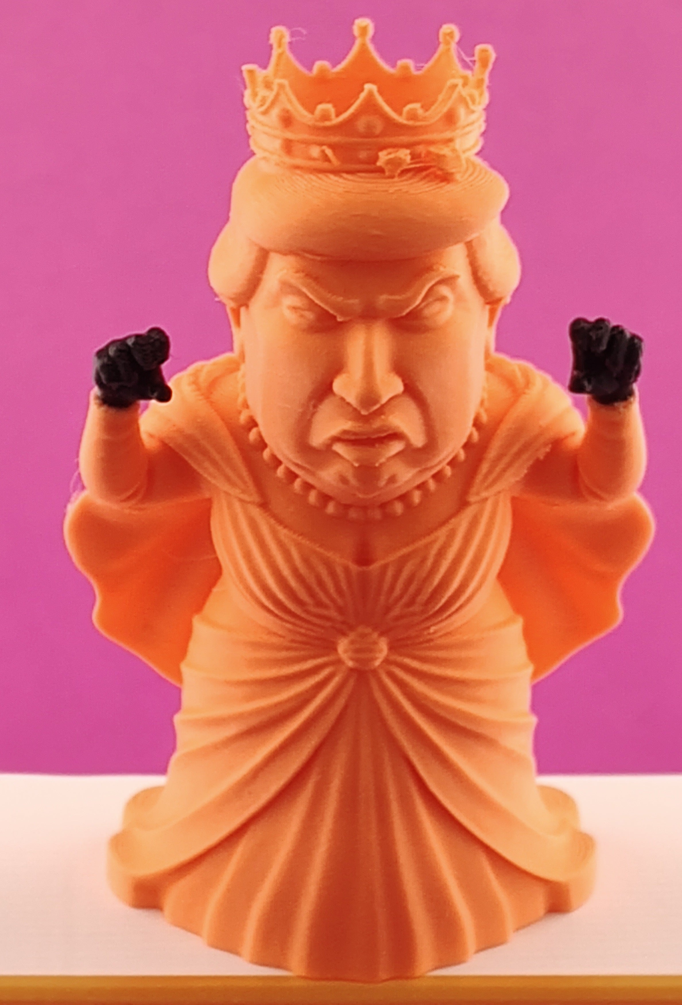 👑 “Her Majesty of Tantrums” Mini Donald Trump Figurine