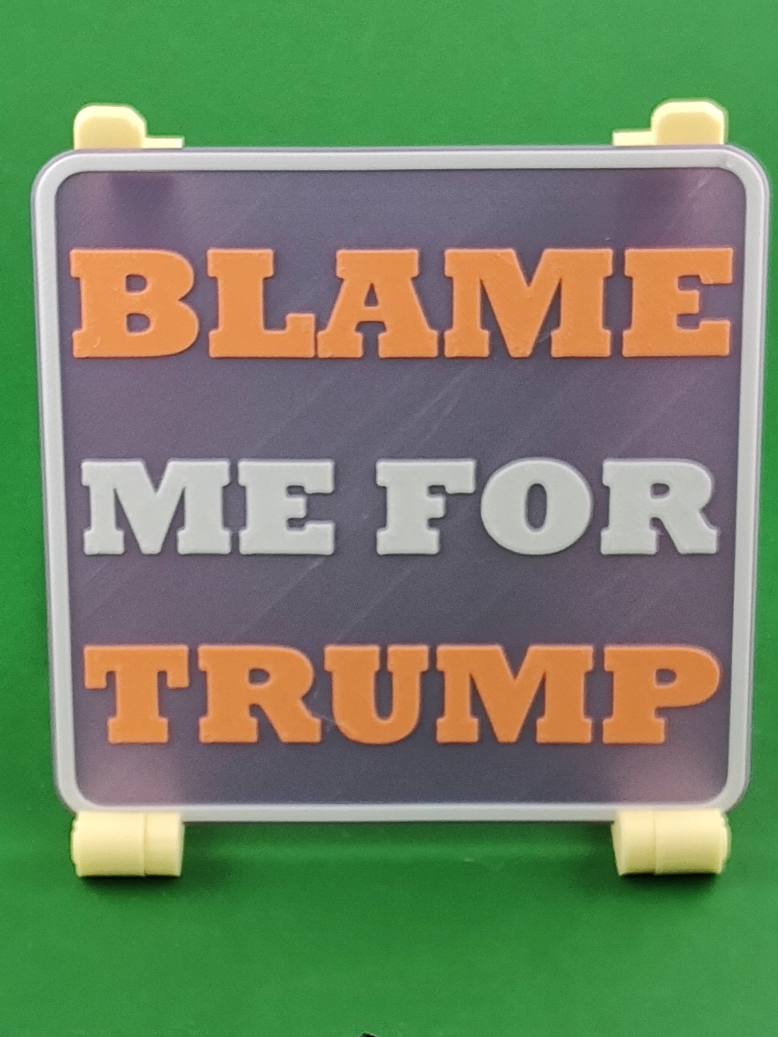 🧨 “BLAME ME FOR TRUMP” — The Accountability Coaster/Sign You Didn’t Know You Needed 🧨